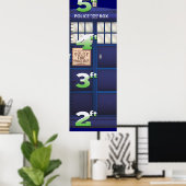 Groeioverzicht van de Britse politiedoos. Poster (Thuiskantoor)