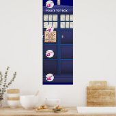 Groeioverzicht van de Britse politiedoos. Poster (Keuken)