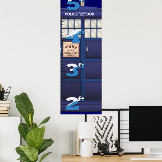 Groeioverzicht van de Britse politiedoos. Poster (Thuiskantoor)