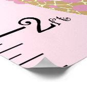 Groeioverzicht voor oerwouden meisjes houdt 8 x 44 poster (Hoek)