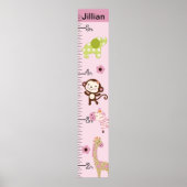 Groeioverzicht voor oerwouden meisjes houdt 8 x 44 poster (Voorkant)