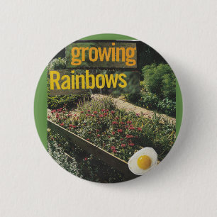 Groeiregenbogen   Pin Ronde Button 5,7 Cm