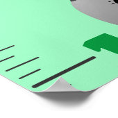 Groeischema voor de cartoon van elektronica poster (Hoek)