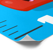 Groeischema voor de cartoon van elektronica poster (Hoek)