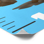 Groeischema voor de cartoon van koffieauto's poster (Hoek)