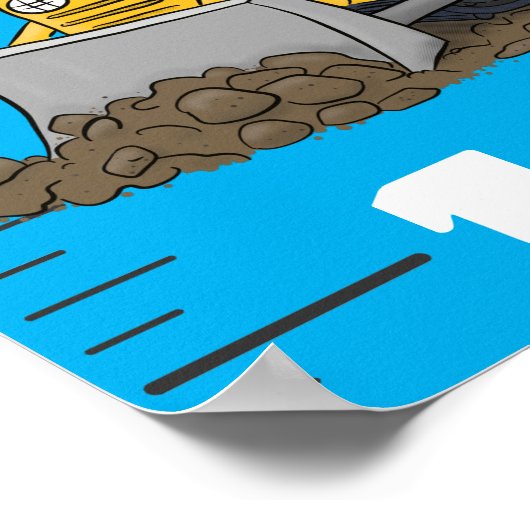 Groeischema voor de groei van de cartoon van het l poster (Hoek)