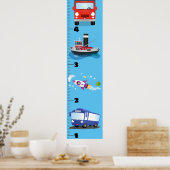 Groeischema voor de groei van de cartoon van het l poster (Keuken)