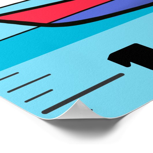 Groeischema voor de groei van de cartoon van het l poster (Hoek)