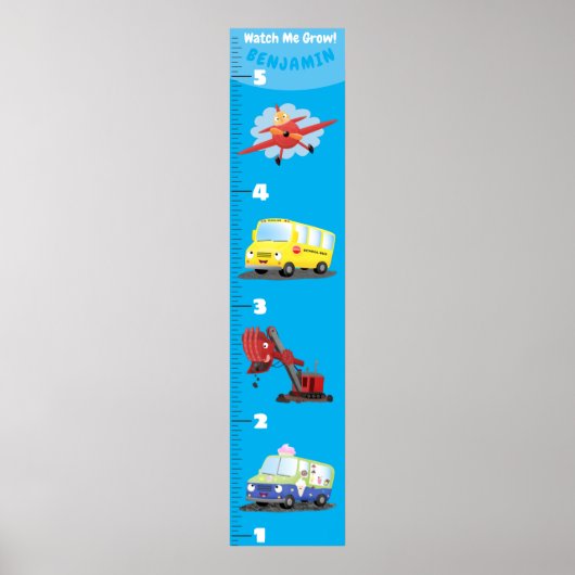 Groeischema voor de groei van de cartoon van het l poster (Voorkant)