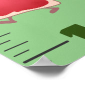 Groeischema voor ontbijtcartoon poster (Hoek)