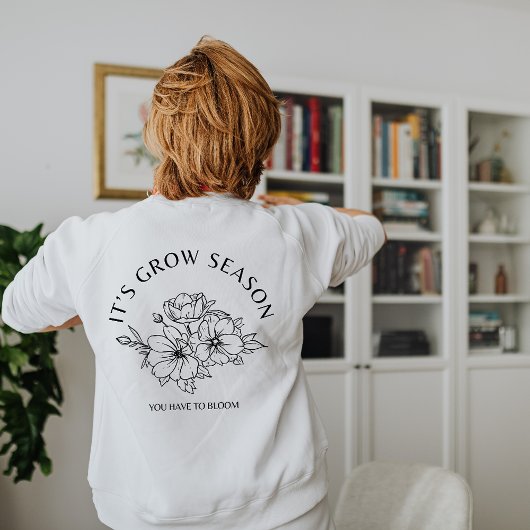 Groeiseizoen: Bloei met bloemen T-shirt