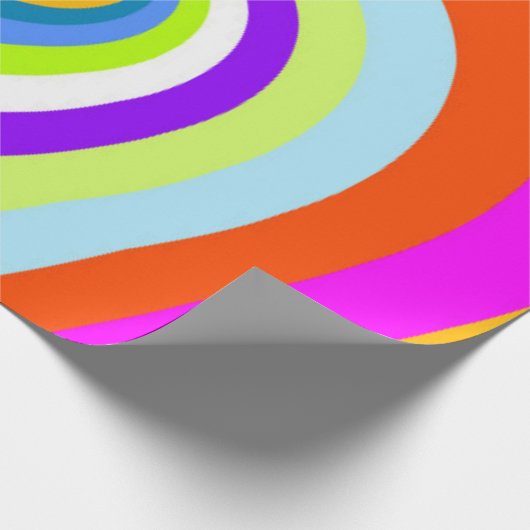 GROEISEN RETRO ONTWERP LOVELY  RAINBOW VIBES CADEAUPAPIER (Hoek)