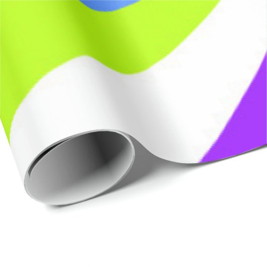 GROEISEN RETRO ONTWERP LOVELY  RAINBOW VIBES CADEAUPAPIER (Rol Hoek)