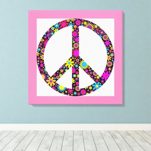 GROEISVREDESSIGN CANVAS AFDRUK (Insitu (Houten vloer))