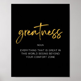 Groeit die Citaat opwekt Poster