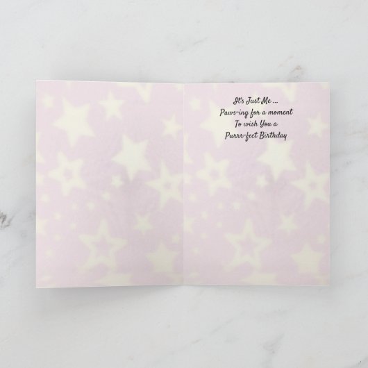 Groeitabel met Birthday Kaart (Binnen)