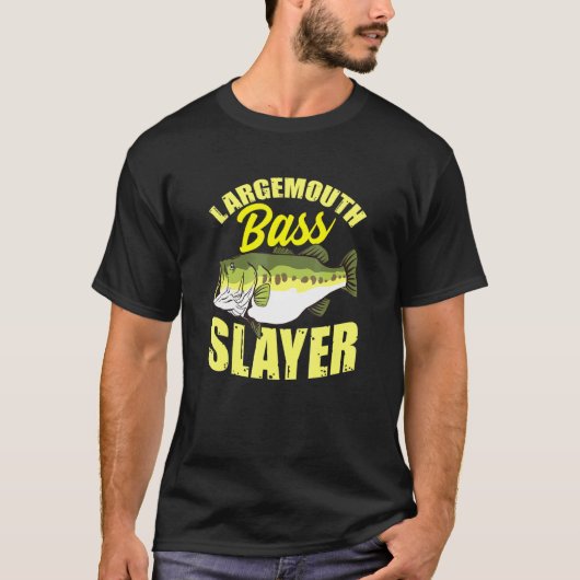 Groemouthbaars zeggen vis zoetwatervissen Ang T-shirt (Voorkant)