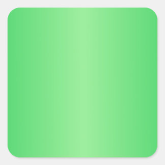 Groen3- Donker Pastel Groen en Licht Groen Gradiën Vierkante Sticker