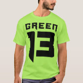 Groen 13 Logo (groen) T-shirt (Voorkant)