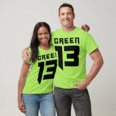 Groen 13 Logo (groen) T-shirt (Unisex)
