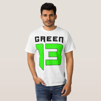 Groen 13 Logo (wit) T-shirt