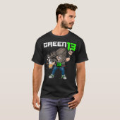Groen 13 Metalhead (zwart) T-shirt (Voorkant volledig)