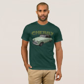 Groen 1950 Chevrolet-coupe-T-shirt. T-shirt (Voorkant volledig)