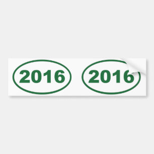 Groen 2016 bumpersticker