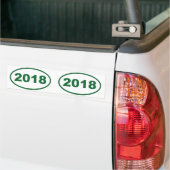 Groen 2018 bumpersticker (Op Truck)