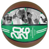 Groen 2025 Afstuderen Senior 4 Foto Basketbal (Voorkant)