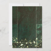 Groen 20e Jubileum Uitnodigingsontwerp Kaart (Achterkant)