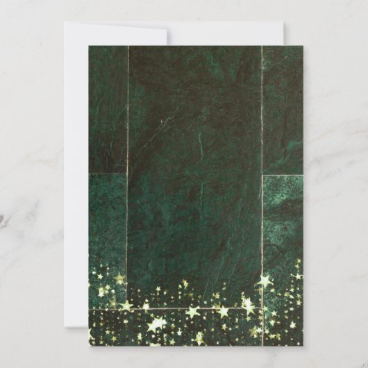 Groen 20e Jubileum Uitnodigingsontwerp Kaart (Achterkant)