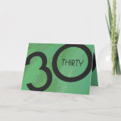 Groen 30 decennium kaart (Voorkant)