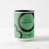 Groen 30 decennium mok (Midden)