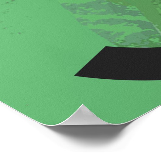 Groen 30 decennium poster (Hoek)