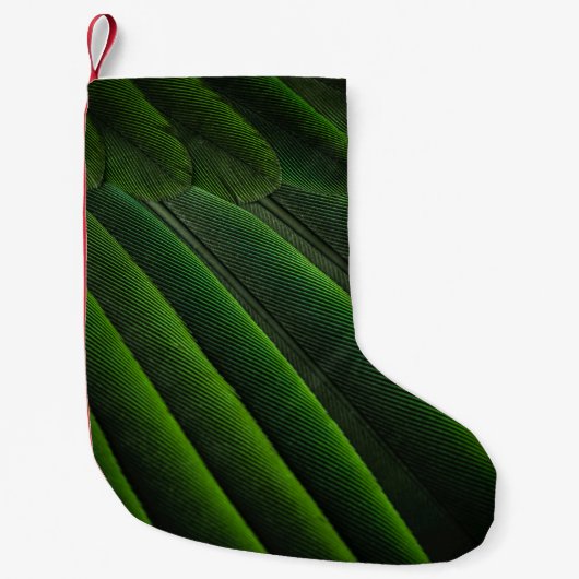 Groen 3D-behang Kleine Kerstsok (Voorkant)