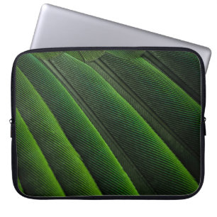 Groen 3D-behang Laptop Sleeve
