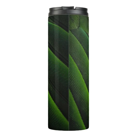 Groen 3D-behang Thermosbeker (Achterkant)