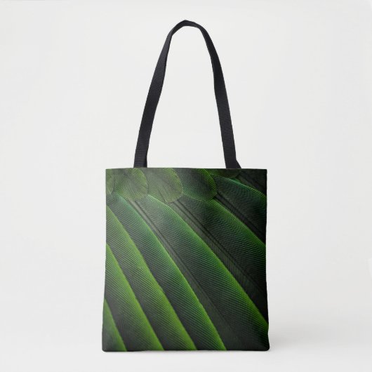 Groen 3D-behang Tote Bag (Voorkant)