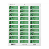 Groen 40 decennium etiket (Full Sheet)