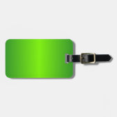 Groen 4 - Groene gradiënt in het bos en groene gra Bagagelabel (Voorkant horizontaal)
