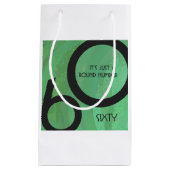 Groen 60 decennium klein cadeauzakje (Voorkant)