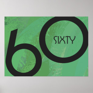 Groen 60 decennium poster