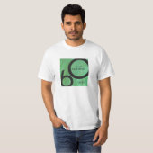 Groen 60 decennium t-shirt (Voorkant volledig)
