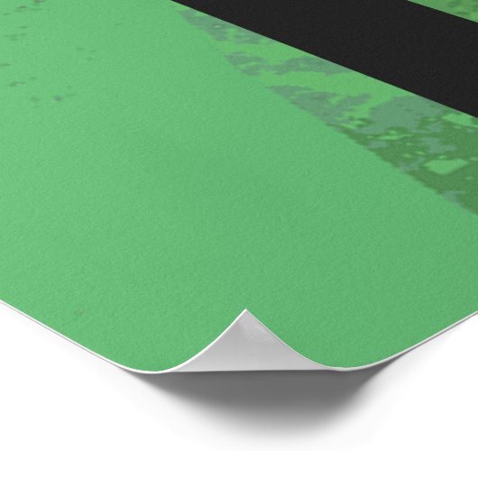 Groen 70 decennium poster (Hoek)