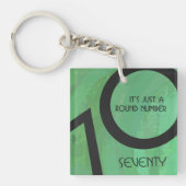 Groen 70 decennium sleutelhanger (Voorkant)