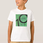 Groen 70 decennium t-shirt (Voorkant)