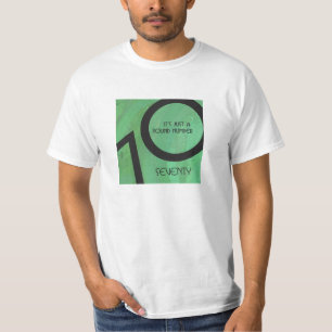 Groen 70 decennium t-shirt