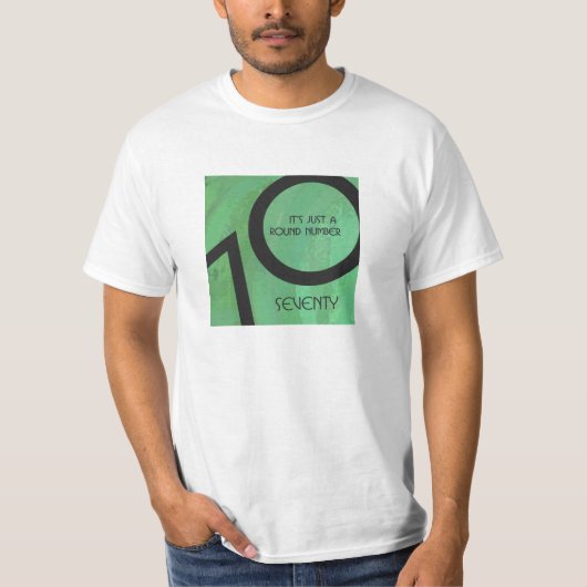 Groen 70 decennium t-shirt (Voorkant)