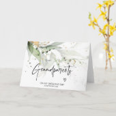 Groen aan mijn grootouders mijn trouwdag oma kaart (Gele Bloem)